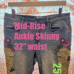 William Rast Ankle Skinny Jeans